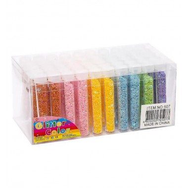 Набор блесток для творчества COLOR-IT 507SP фигурные 8 цветов