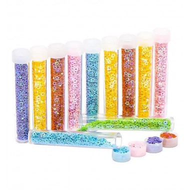 Набор блесток для творчества COLOR-IT 507SP фигурные 8 цветов