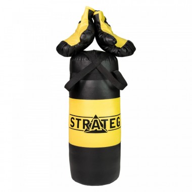 Боксерский набор Желто-черный Strateg 2073ST Большой