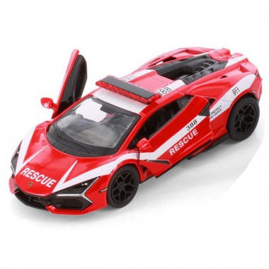 Коллекционная машинка "Lamborghini Revuelto" KT5459WPR(Red) масштаб 1:42 Коллекционная машинка "Lamborghini Revuelto" KT5459WPR(Red) масштаб 1:42