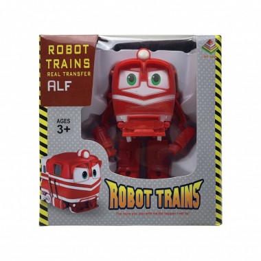 Игрушка Трансформер DT-005 Robot Trains (Красный Альф)