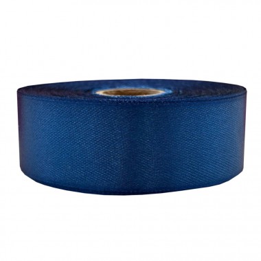 Атласная лента для рукоделия АБ-316, 2,5 см x 23 м, сапфир