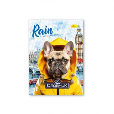 Тетрадь-словарь по английскому языку Rain is not a problem АП-0501-7