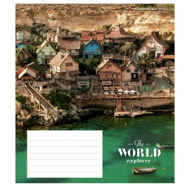 Тетрадь общая World Explorer 036-3226K-3 в клетку, 36 листов
