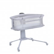Дитяче ліжечко-люлька 3 в 1 Mastela 3378 приставна, музика, таймер, москітна сітка, білий