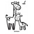 Дитяча розмальовка "Жирафеня" 403556, 8 сторінок
