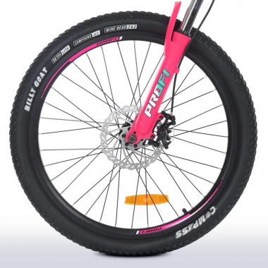 Велосипед OPTIMAL PROF1 G26OPTIMAL A26.5 26 д. Алюм.рама 16,5, SHIMANO 21SP, алюм., DB, CS TZ500, бело-бирюзовый
