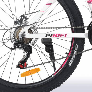 Велосипед OPTIMAL PROF1 G26OPTIMAL A26.5 26 д. Алюм.рама 16,5, SHIMANO 21SP, алюм., DB, CS TZ500, бело-бирюзовый