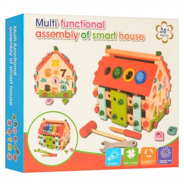 Деревянная игрушка Metr Plus Центр развивающий MD 2087