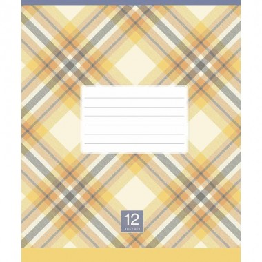 Тетрадь ученическая Plaid pattern 024-3345K-5 в клетку, 24 листов