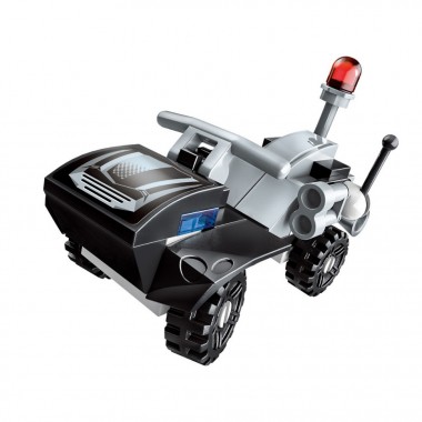 Конструктор Qman 1808Q-1-8 полиция, транспорт, 37-48 деталей
