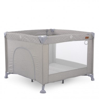 Детский манеж ME 1097 Perfect Gray серый 100 х 100 х 74 см