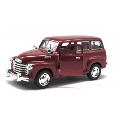 Модель легкова KT5006W CHEVROLET SUBURBAN CARRYALL 1950 (Красный)
