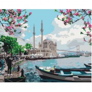 Картина по номерам Идейка Городской пейзаж Турецкое побережье 40*50см KHO2166