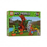 Конструктор типа лего Майнкрафт  My World 63059, 113 деталей (63059-4)