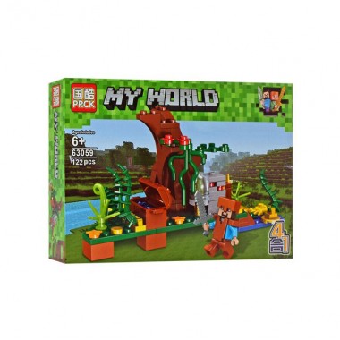 Конструктор типа лего Майнкрафт  My World 63059, 113 деталей (63059-4)