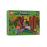 Конструктор типа лего Майнкрафт  My World 63059, 113 деталей (63059-1)