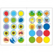 Книга з наклейками Малюк Киць-Киць