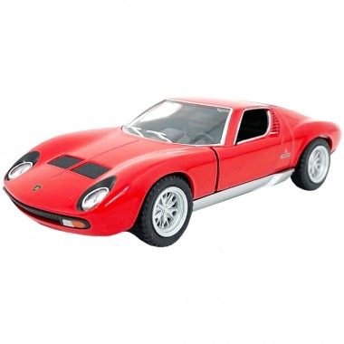 Коллекционная машинка "Lamborghini Miura P400 SV" KT5390W(Red) масштаб 1:42
