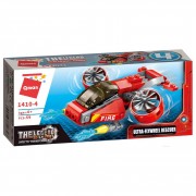 Конструктор Qman 1410-1-8 Пожежна техніка, 79 дет  Ultra-Flywheel Rescuer