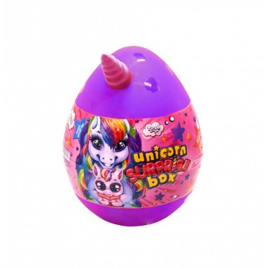 Набор для творчества в яйце Unicorn Surprise Box USB-01-01U для девочки (Фиолетовый)