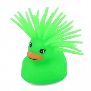 Детская игрушка Антистресс Уточка MS 3719(Green) световые эффекты