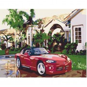 Картина по номерам Идейка Загородный дом Роскошная жизнь 40х50см KHO2502