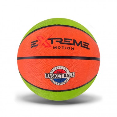 Мяч баскетбольный Extreme Motion BB1485 № 7, 520 грамм Зелено-коричневый