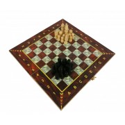 Шахматы 3в1 (шашки, нарды) 28C