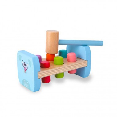 Деревянная игрушка стукачка Собачка MD 0839 молоток Собака
