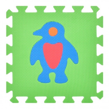 Детский коврик Мозаика "Животные" M 0376-1, 10 деталей, EVA, 30х30 см