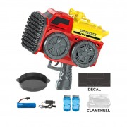 Генератор мильних бульбашок Кулемет КВ1295-Red на акумуляторі