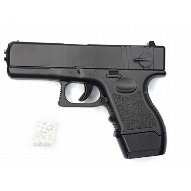Детский пистолет Glock 17 mini Galaxy G16 Металл, черный
