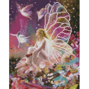 Алмазная мозаика «Цветочная фея Strateg HX248 30х40 см