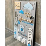 Розвиваюча іграшка Бізіборд TG100004, 60х40 см, Блакитний