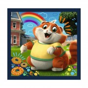 Дитячі пазли 3 в 1 44 кота