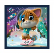 Дитячі пазли 3 в 1 44 кота