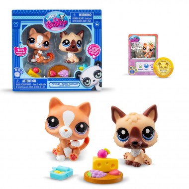 Игровой набор Особые блюда Littlest Pet Shop 00506 аксессуары и 2 фигурки
