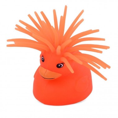 Детская игрушка Антистресс Уточка MS 3719(Orange) световые эффекты