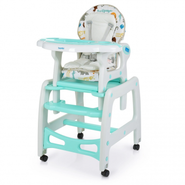 Стульчик для кормления Bambi M 1563 Animal Mint