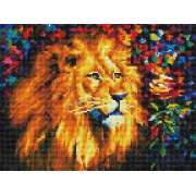 Алмазная мозаика. Rainbow Art Лев 30*40см EJ1158