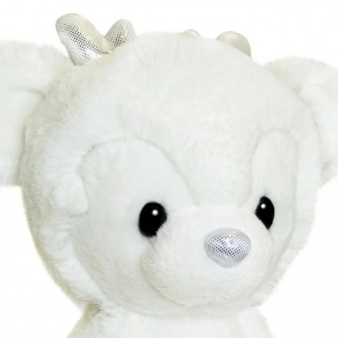 Детская мягконабивная игрушка Олененок Aurora 220492C белый, 20 см