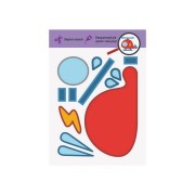 Вырежь и наклей Транспорт КЕНГУРУ 887004 Прекрасные аппликации