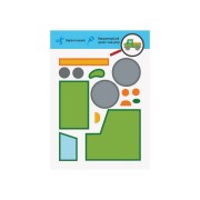 Вырежь и наклей Транспорт КЕНГУРУ 887004 Прекрасные аппликации