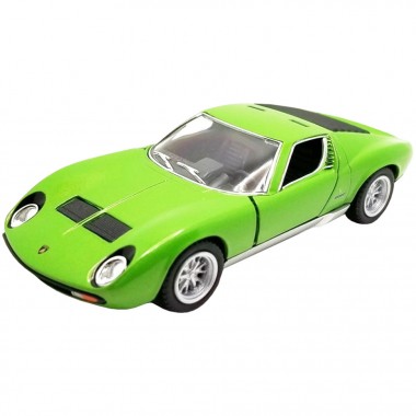 Коллекционная машинка "Lamborghini Miura P400 SV" KT5390W(Green) масштаб 1:42