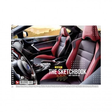 Альбом для рисования Dont touch my car PB-SC-030-508-3 спираль, 30 листов
