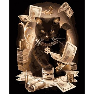 Картина за номерами. Art Craft "Заможний кіт" 40 * 50 см 11932
