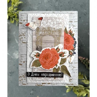 Набор для создания поздравительных открыток "Розовые мечты" FDGCK-042, 6 шт