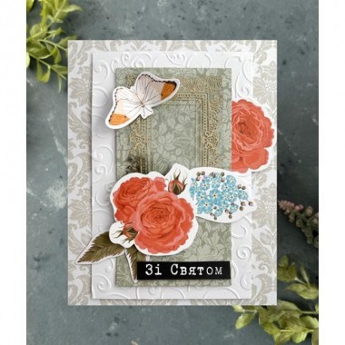 Набор для создания поздравительных открыток "Розовые мечты" FDGCK-042, 6 шт