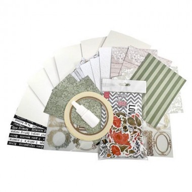 Набор для создания поздравительных открыток "Розовые мечты" FDGCK-042, 6 шт